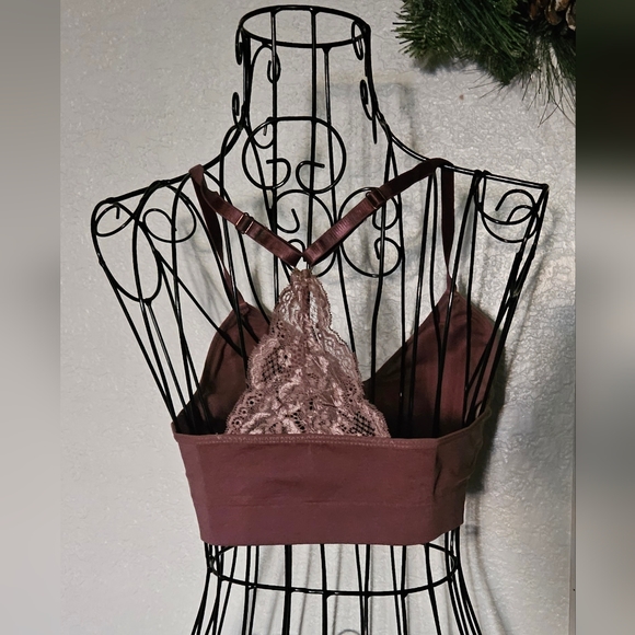 Danskin Lace Racer-Back Athletic Bra - Picture 1 of 7